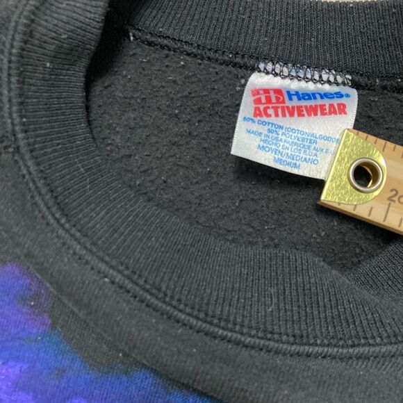 Vintage 90s Harley-Davidson Biker Motorcycle Crew Neck Sweatshirt Sweater Size M - Picture 3 of 5